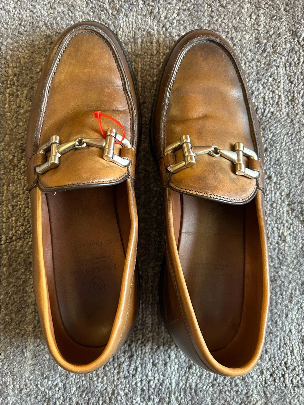 Allen Edmond’s Men's Leather Bit Loafers in Brown